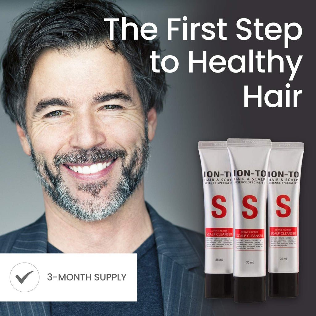 Histemo ION-TO S Scalp Cleanser 3 month supply hair loss treatment